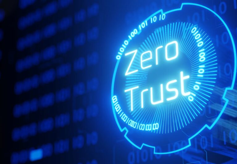 Zero Trust neon sign